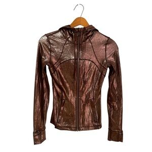 Lululemon Define Jacket Radiate Foil French Press Metallic Limited Edition Sz 2